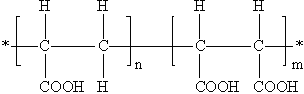 馬來(lái)酸-丙烯酸共聚物 MA/AA 結(jié)構(gòu)式